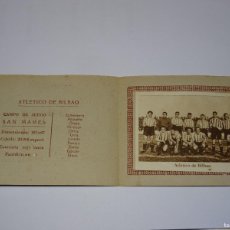 Álbum de fútbol completo: ATH DE BILBAO - EQUIPO DEL ATH BILBAO1942 - 1943, IMP. A CASULLERAS BARCELONA, ORIGINAL. Lote 364422991
