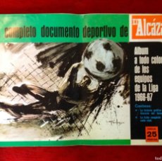 Álbum de fútbol completo: COMPLETO ALBUM CROMOS FUTBOL LIGA 1966-67 EL ALCAZAR CON TODOS LOS SUPLEMENTOS EDITADOS