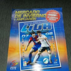 Álbum de fútbol completo: HOJAS AMPLIACION CROMOS FICHAJES DE INVIERNO ALBUM LIGA FUTBOL EDICIONES ESTE 2007 2008 07 08