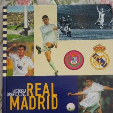 Álbum de fútbol completo: LIBRO ÁLBUM DE CROMOS FÚTBOL. REAL MADRID HISTORIA GRÁFICA. COMPLETO. 132PAG. 750GR