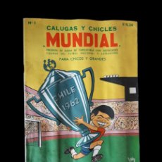 Álbum de fútbol completo: (F-221008)ALBUM CAMPEONATO MUNDIAL DE FUTBOL CHILE 1962 COMPLETO-DI STEFANO,PELE,BOBBY CHARLTON,ETC.. Lote 371514121