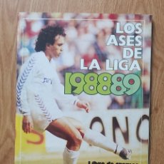 Álbum de fútbol completo: ALBUM LOS ASES DE LA LIGA 88/89 COMPLETO DIARIO AS. NUEVO. Lote 382646729