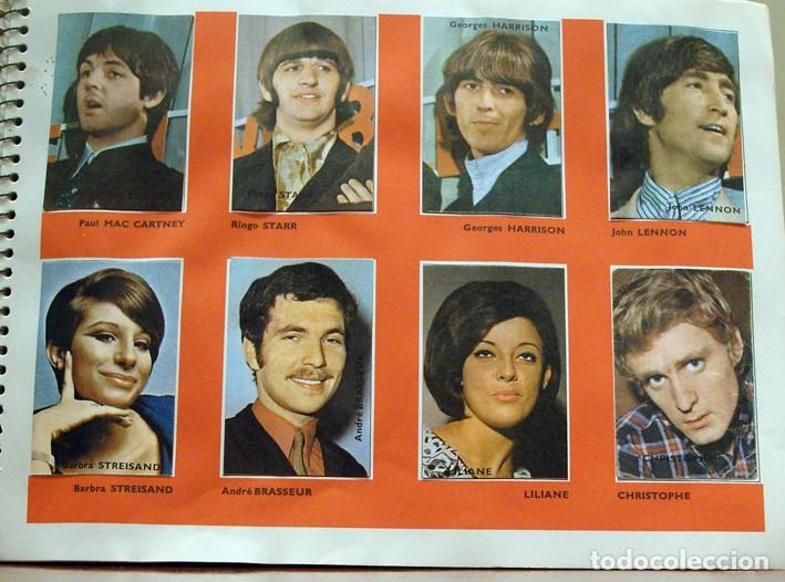 &Aacute;lbum de f&uacute;tbol completo: ALBUM 1967 Figuras TV Cine cantantes deporte 2. Beatles, Rolling, Pele, Eusebio