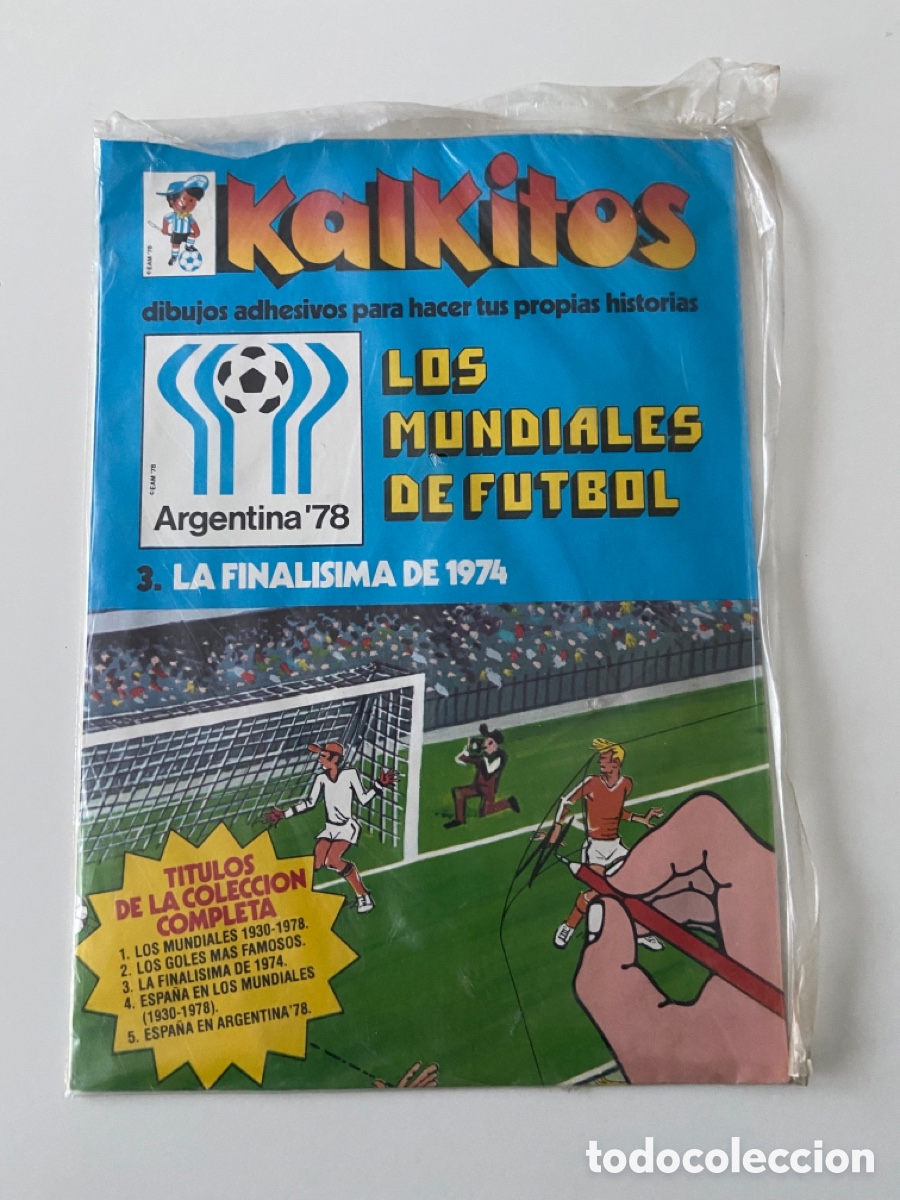Album de football complet: KALKITOS LOS MUNDIALES DE F&Uacute;TBOL-ARGENTINA 78