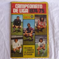 Álbum de fútbol completo: ÁLBUM DE CROMOS CAMPEONATO DE LIGA 1974/75, ED. ESTE, COMPLETO. Lote 390972894