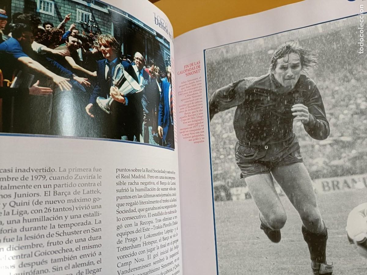 &Aacute;lbum de f&uacute;tbol completo: el libro de oro del bar&ccedil;a, con su caja - Foto 8