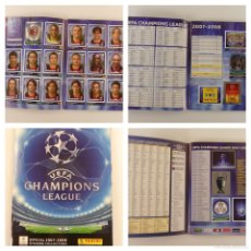 Álbum de fútbol completo: ALBUM CON CROMOS COMPLETO UEFA CHAMPION LEAGUE 2007-2008 DE PANINI. Lote 397437834