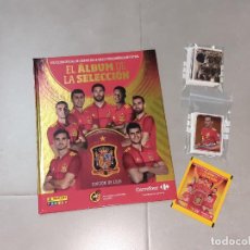Álbum de fútbol completo: ÁLBUM COMPLETO. EL ÁLBUM DE LA SELECCIÓN, CARREFOUR, 2021. SIN PEGAR. Lote 398947559
