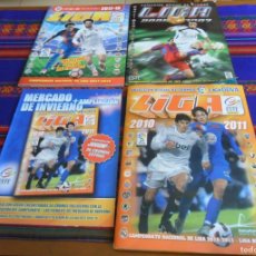 Álbum de fútbol completo: ESTE LIGA 2010 2011 10 11 COMPLETO, MERCADO INVIERNO Y 2006 2007 INCOMPLETO. REGALO 2017 18 VACÍO.. Lote 401059344