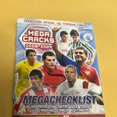 Álbum de fútbol completo: T1/E2/206. MEGA CRACKS 2008 2009 MEGACHECKLIST TRADING CARDS. Lote 401445474