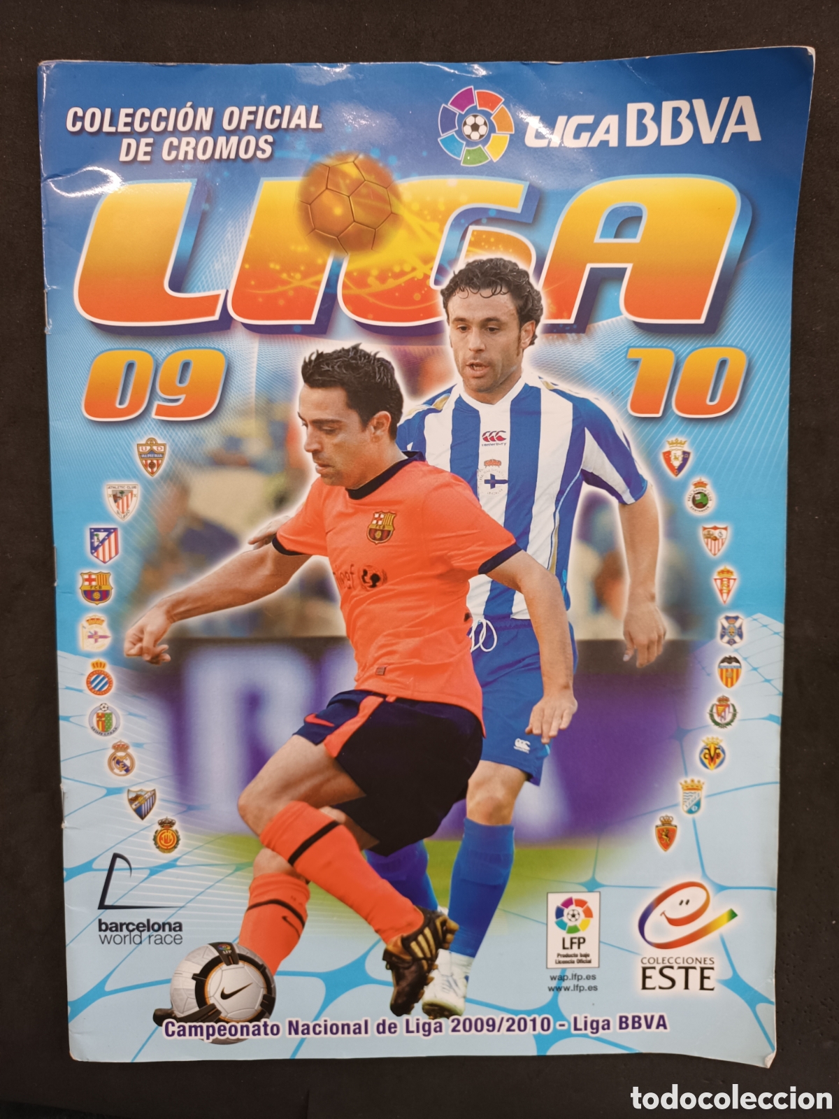 Complete Football Album: Album completo, liga 2009-10 con un cromo por pagina