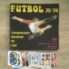 Álbum de fútbol completo: FUTBOL LIGA 75 76 1975 1976 VULCANO ALBUM CROMOS COMPLETO MUY BUEN ESTADO Y 91 CROMOS SIN PEGAR. Lote 402180429