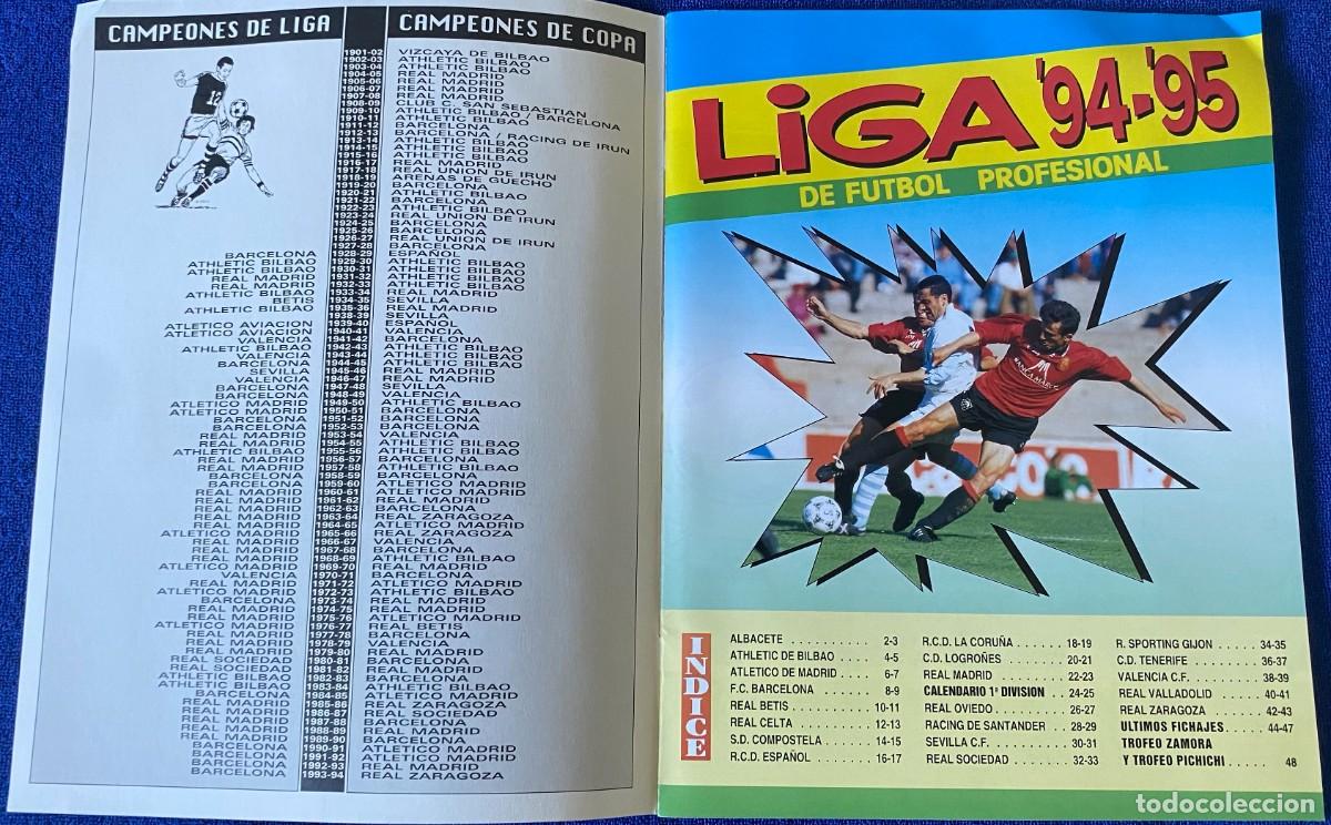 &Aacute;lbum de f&uacute;tbol completo: Liga 94-95 - PANINI &iexcl;Completo e impecable! - Foto 5