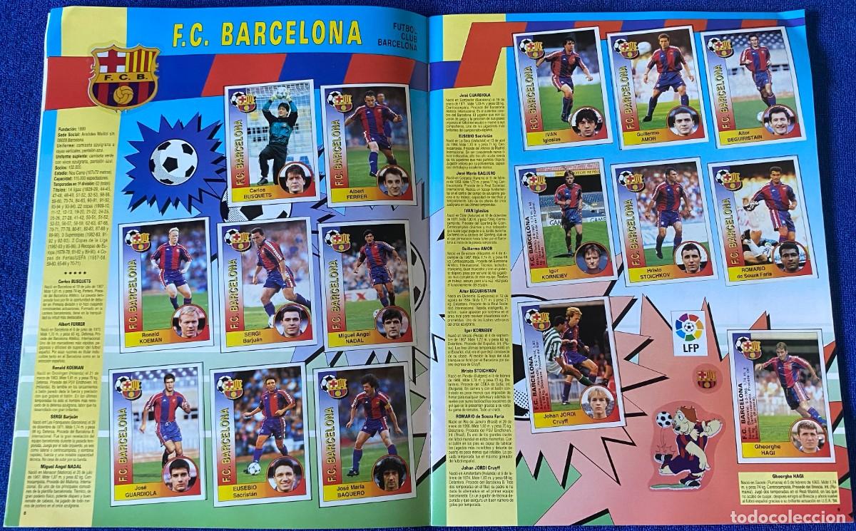 &Aacute;lbum de f&uacute;tbol completo: Liga 94-95 - PANINI &iexcl;Completo e impecable! - Foto 7