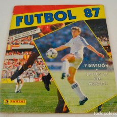 Álbum de fútbol completo: ÁLBUM DE CROMOS DE FUTBOL - 87. PANINI. COMPLETO, AÑO 1986 - 1987