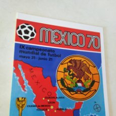 Álbum de fútbol completo: ÁLBUM MUNDIAL MÉXICO 70 ( REEDICION IMPRESO OFICIAL PANINI PANINI ) FACSÍMIL