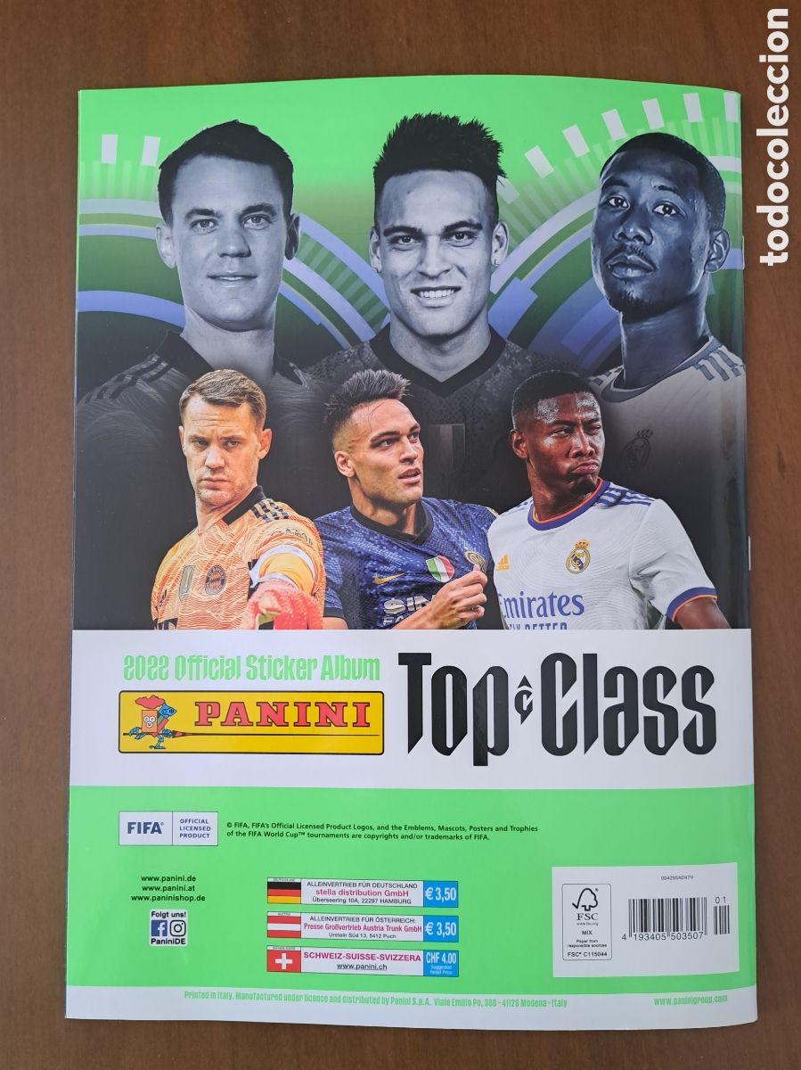 &Aacute;lbum de f&uacute;tbol completo: PANINI TOP CLASS 2022 ,COMPLETA SIN PEGAR - Foto 6