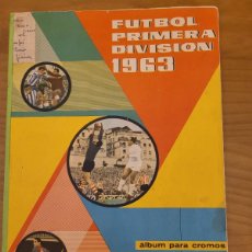 Álbum de fútbol completo: FUTBOL PRIMERA DIVISION 1963, ED. DISGRA