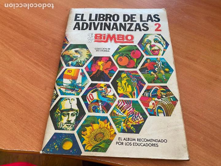 &Aacute;lbum de f&uacute;tbol completo: EL LIBRO DE LAS ADIVINANZAS 2 BIMBO ALBUM COMPLETO CON LOS CROMOS DE FUTBOL (COIB226)