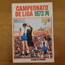 Álbum de fútbol completo: CAMPEONATO DE LIGA 1973/74, COMPLETO, ED. ESTE, 1973.