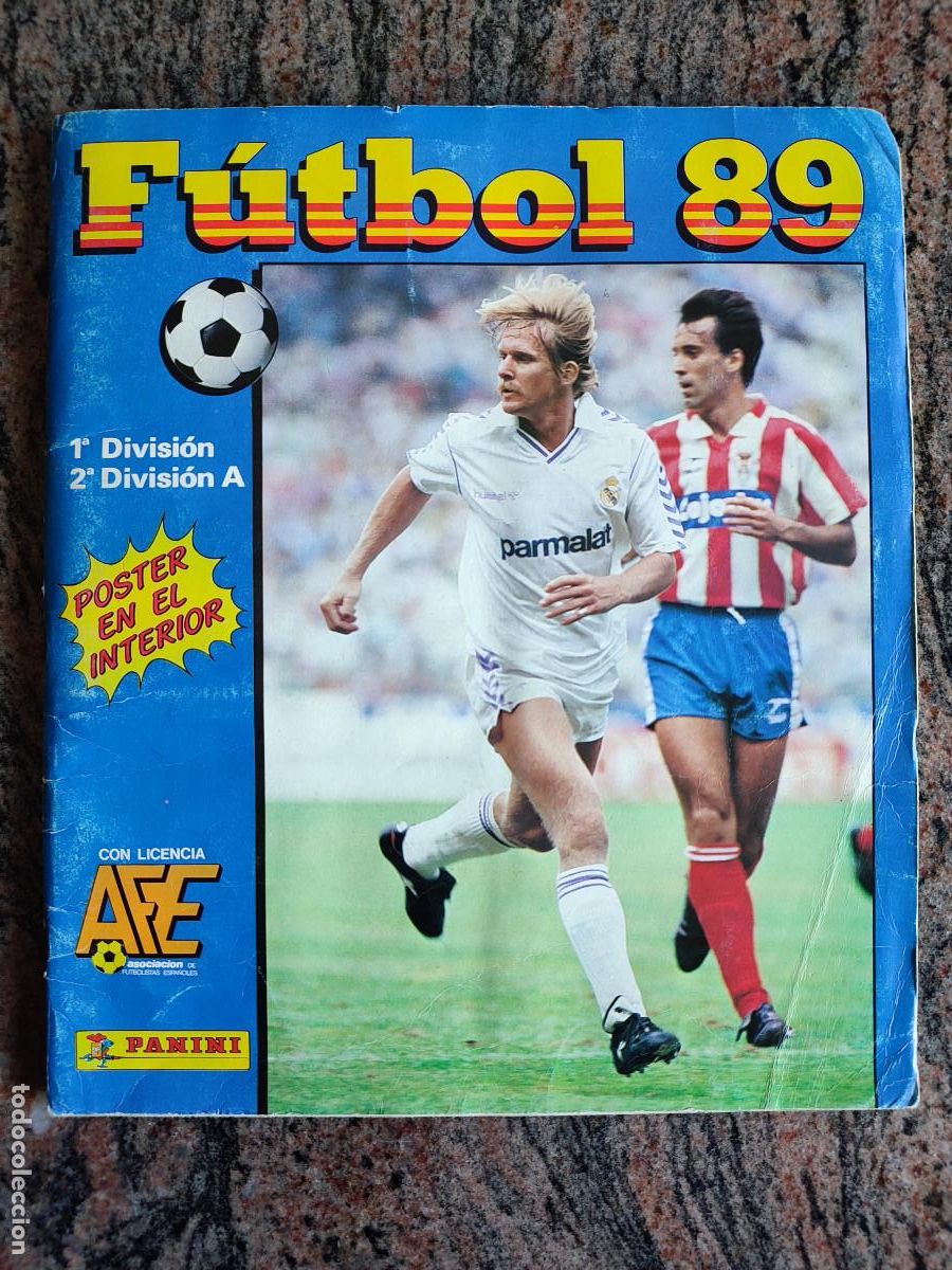 Album de football complet: ALBUM FUTBOL 89 COMPLETO CON 420 CROMOS. PANINI.