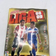 Álbum de fútbol completo: ÁLBUM DE LA LIGA 2008 2009. COMPLETO. DOBLES, COLOCAS Y ÚLTIMOS FICHAJES. EDICIONES ESTE. VER