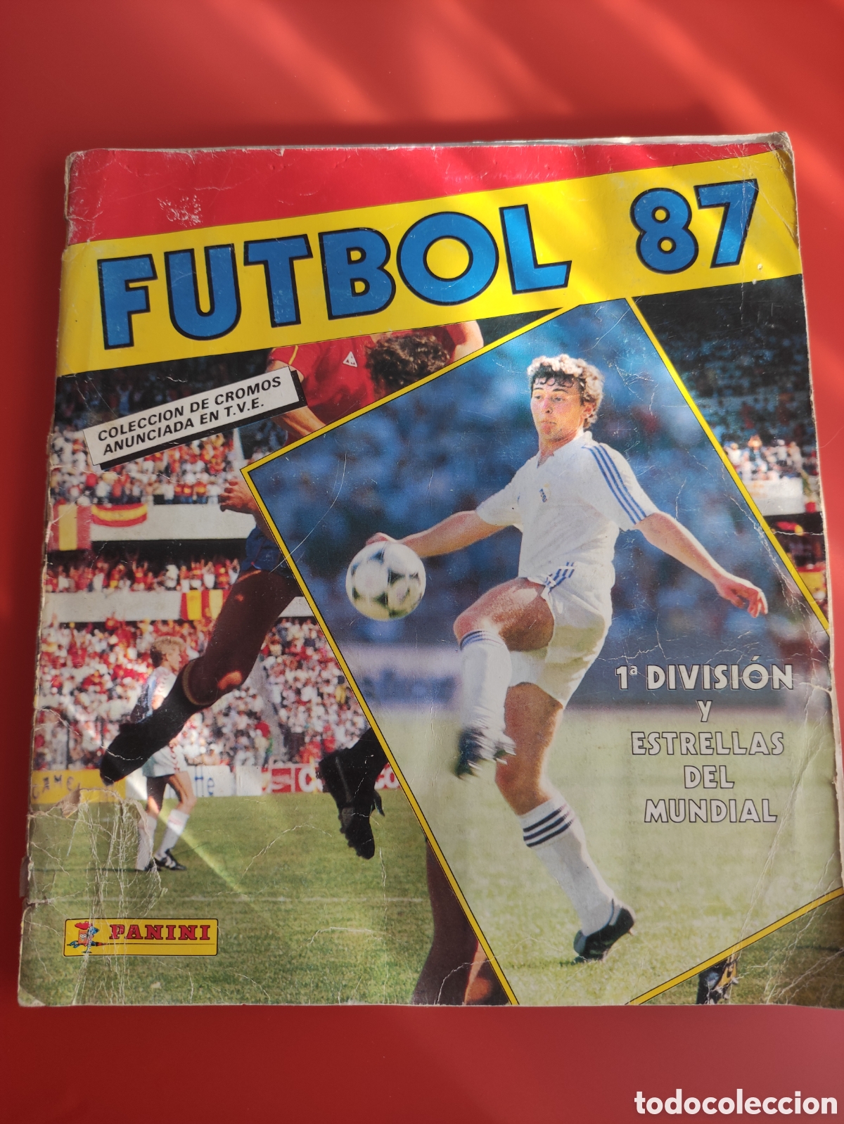 &Aacute;lbum de f&uacute;tbol completo: ALBUM FUTBOL 87 DE PANINI, 1&deg; DIVISI&Oacute;N Y ESTRELLAS DEL MUNDIAL.