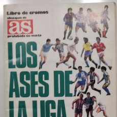 Álbum de fútbol completo: ÁLBUM COMPLETO LOS ASES DE LA LIGA 87-88. AS 1987 1988. 1 CROMO MAL