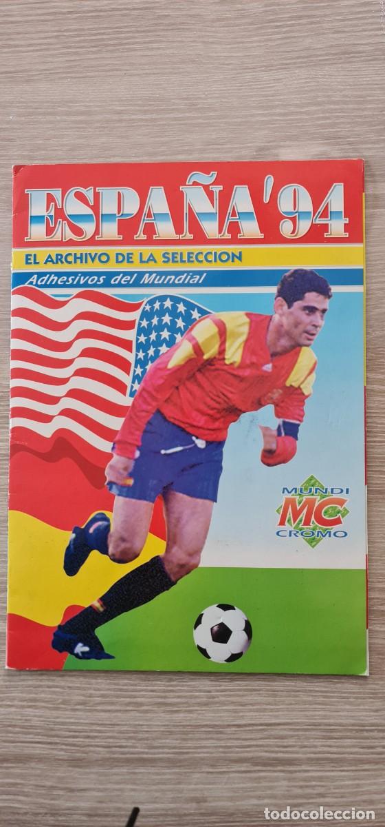 Caderneta de futebol completa: Album completo de cromos de futbol 1994 mundicromo