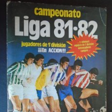 Álbum de fútbol completo: (AL-240106)ALBUM CAMPEONATO LIGA 81-82 JUGADORES 1ª DIVISION - EDITORIAL ESTE - COMPLETO -SIN DOBLES