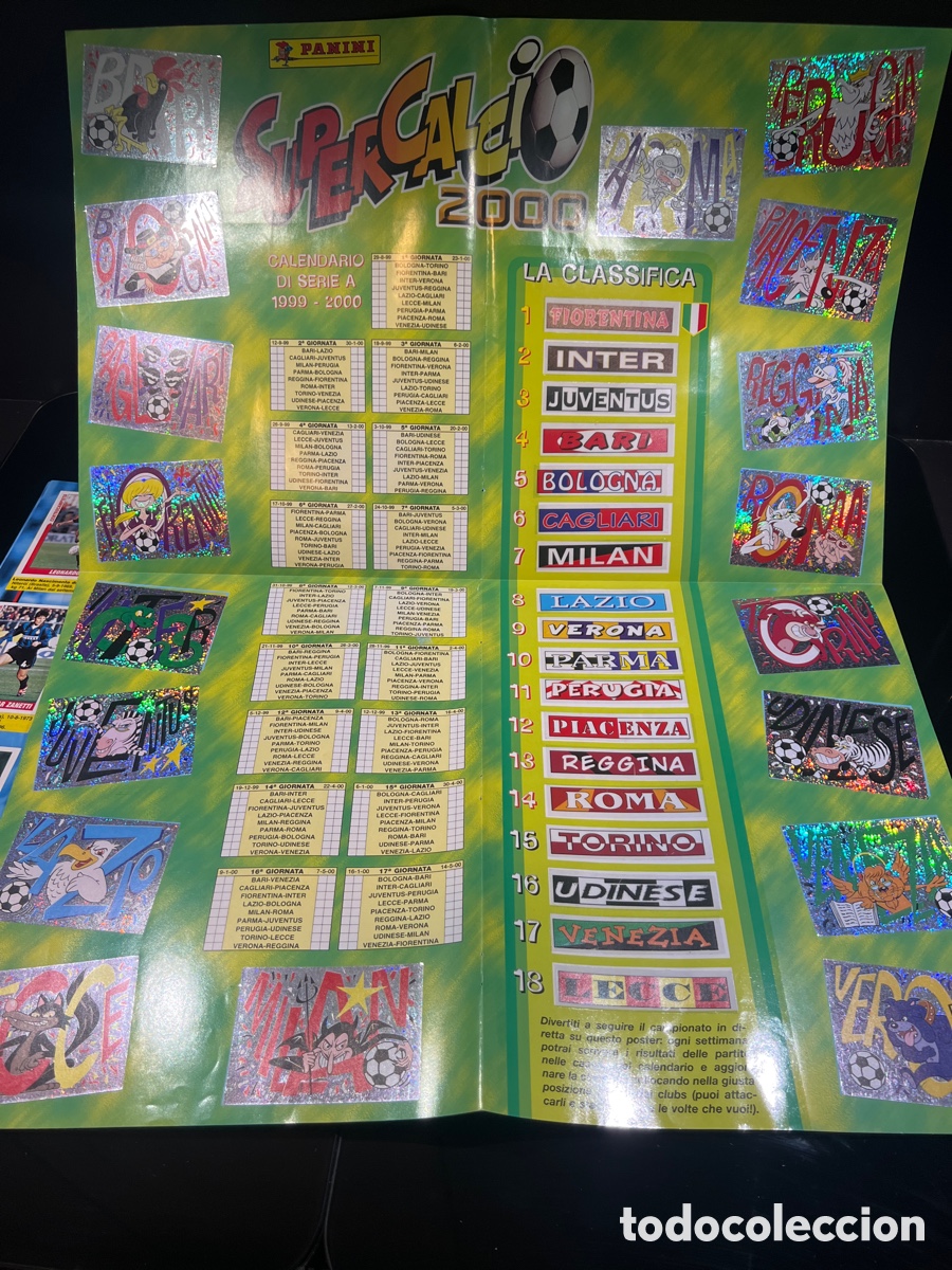 &Aacute;lbum de f&uacute;tbol completo: SUPERCALCIO 2000 PANINI COMPLETO - Foto 4