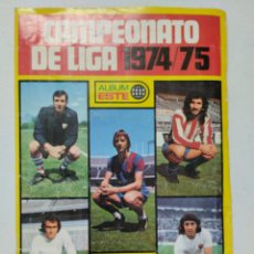 Álbum de fútbol completo: ALBUM LIGA 74-75.COMPLETO.