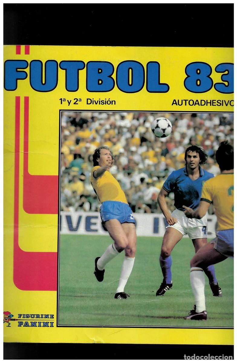 &Aacute;lbum de f&uacute;tbol completo: &Aacute;lbum de cromos completo, futbol 83, Panini en muy buen estado