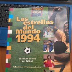 Álbum de fútbol completo: ÁLBUM LAS ESTRELLAS DEL MUNDO 1994.
