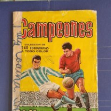 Álbum de fútbol completo: CAMPEONES 1961 (BRUGUERA)