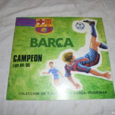 Álbum de fútbol completo: MAGNIFICO ALBUM CROMOS FUTBOL COMPLETO BARÇA CAMPEON LIGA 84/85