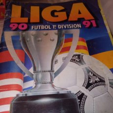 Álbum de fútbol completo: LIGA 1990/91 COMPLETO