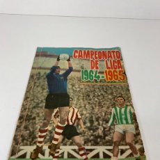 Álbum de fútbol completo: ALBUM FUTBOL CAMPEONATO DE LIGA 1964-1965 DISGRA