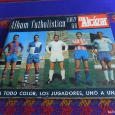 Álbum de fútbol completo: MUY BUEN ESTADO, 4 DOBLES, ÁLBUM FUTBOLÍSTICO LIGA TEMPORADA 1967 1968 67 68 COMPLETO. EL ALCÁZAR.