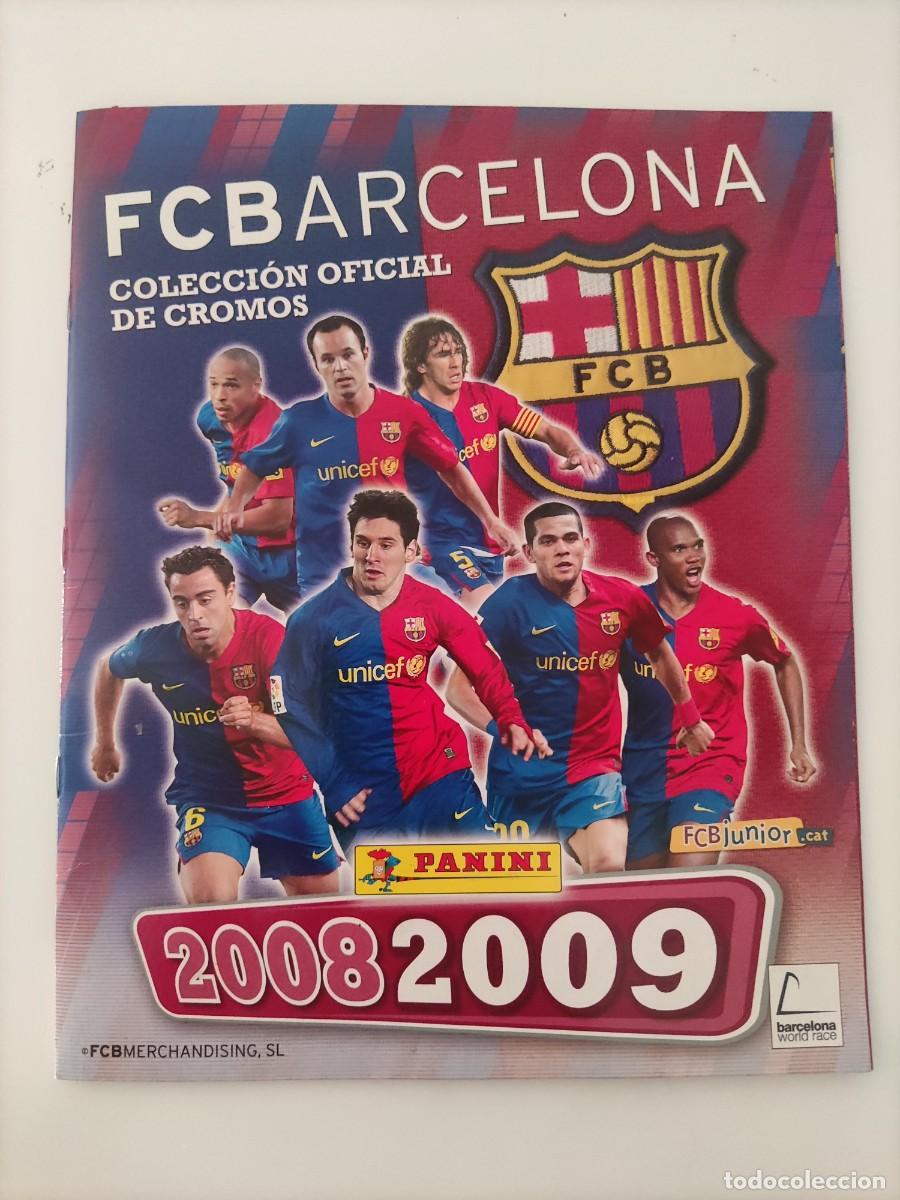 &Aacute;lbum de f&uacute;tbol completo: (C) &Aacute;lbum completo FC Barcelona Messi Iniesta Xavi Colecci&oacute;n oficial 2008 2009 Panini