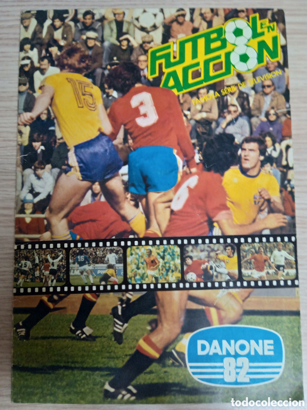 Caderneta de futebol completa: Album de cromos FUTBOL EN ACCION