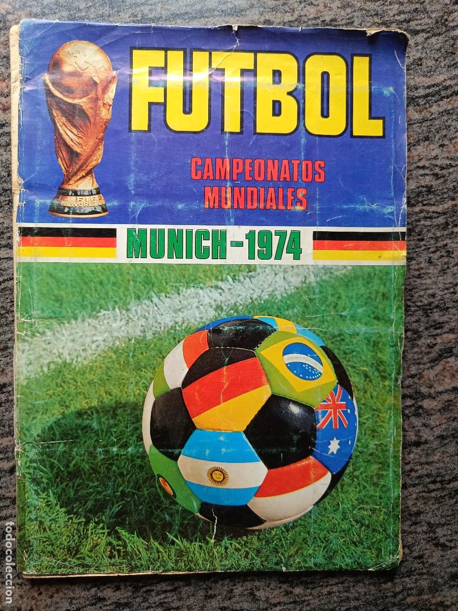 Album de football complet: ALBUM FUTBOL CAMPEONATOS MUNDIALES MUNICH 1974 COMPLETO. EDITORIAL RUIZ ROMERO.