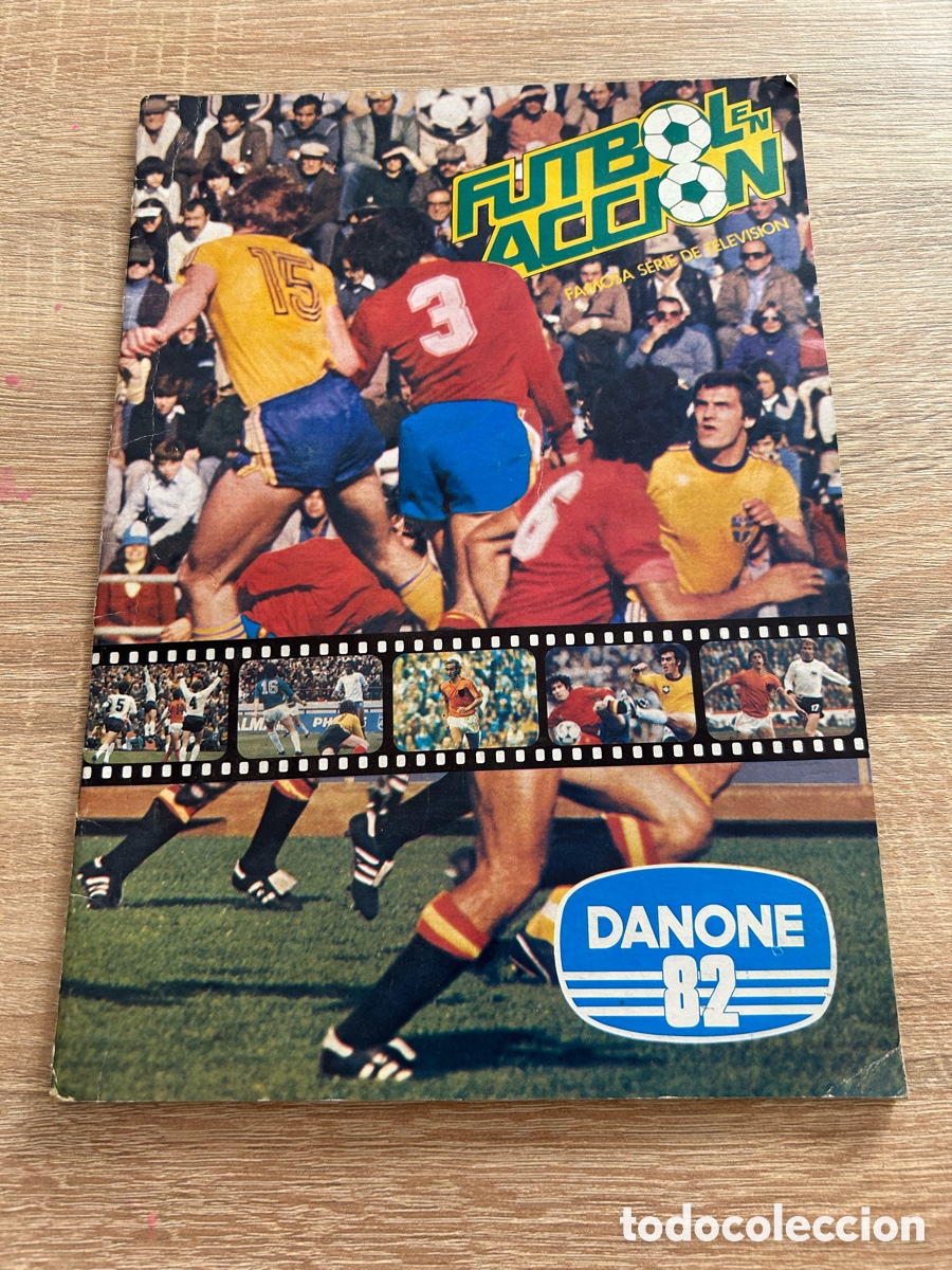 &Aacute;lbum de f&uacute;tbol completo: Album completo futbol en acci&oacute;n danone 82