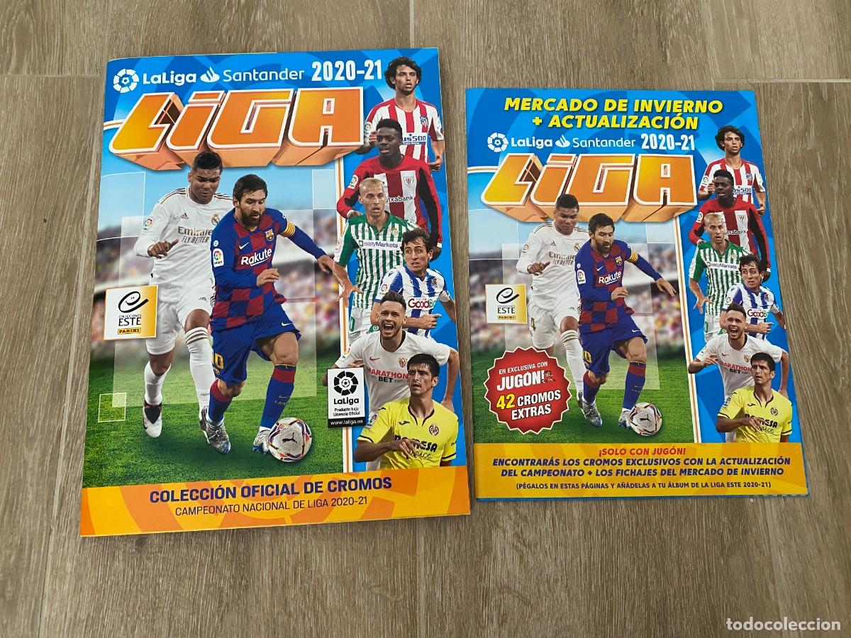 Caderneta de futebol completa: Album colecci&oacute;n completa liga temporada 2020 2021 20 21 este panini invierno