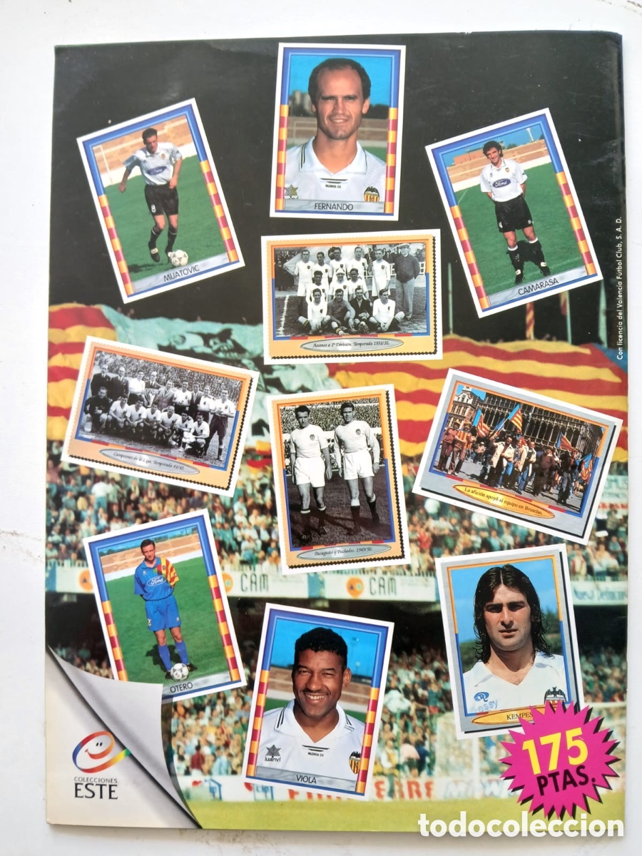 &Aacute;lbum de f&uacute;tbol completo: VALENCIA CF 1919 1996 - Foto 4