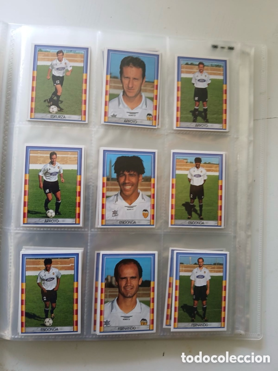 &Aacute;lbum de f&uacute;tbol completo: VALENCIA CF 1919 1996 - Foto 20
