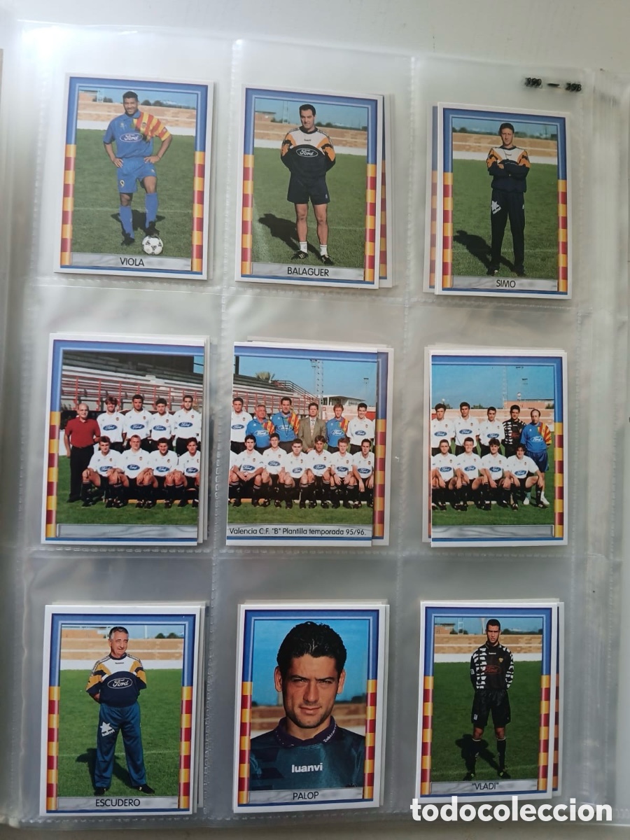 &Aacute;lbum de f&uacute;tbol completo: VALENCIA CF 1919 1996 - Foto 23