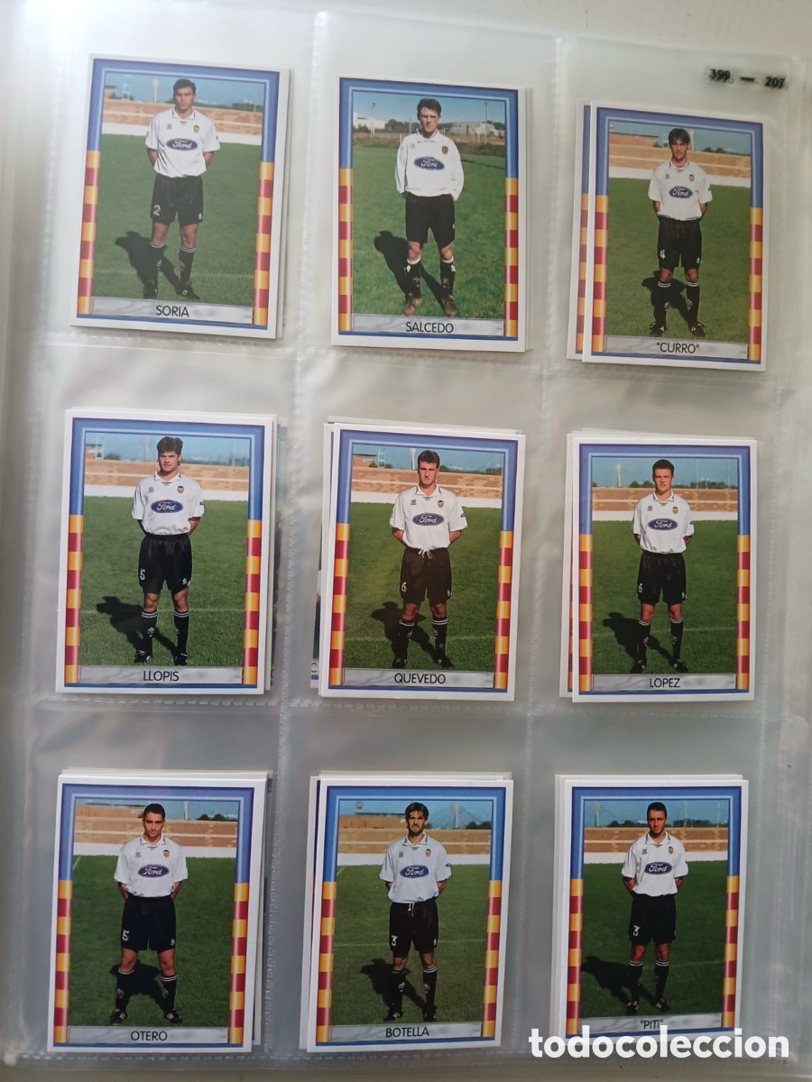 &Aacute;lbum de f&uacute;tbol completo: VALENCIA CF 1919 1996 - Foto 27