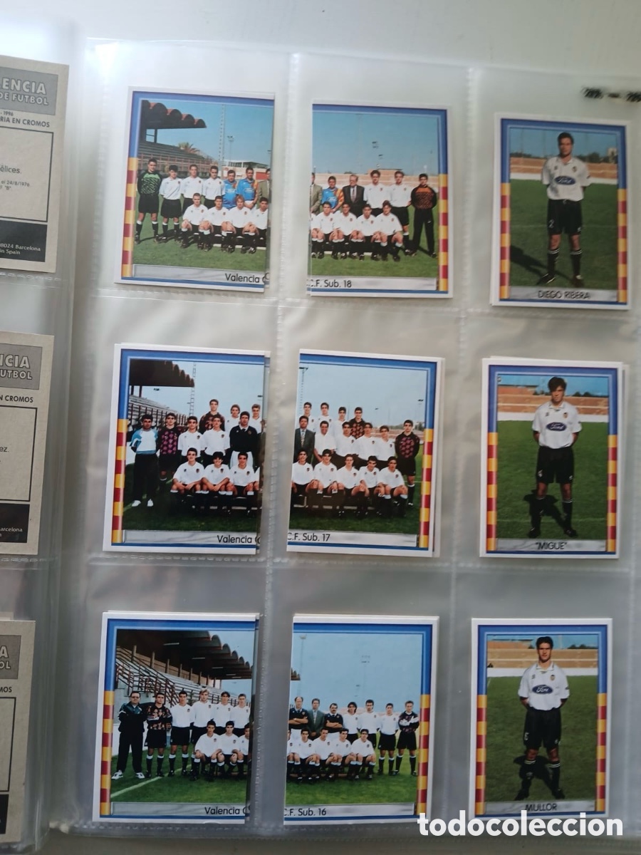 &Aacute;lbum de f&uacute;tbol completo: VALENCIA CF 1919 1996 - Foto 29