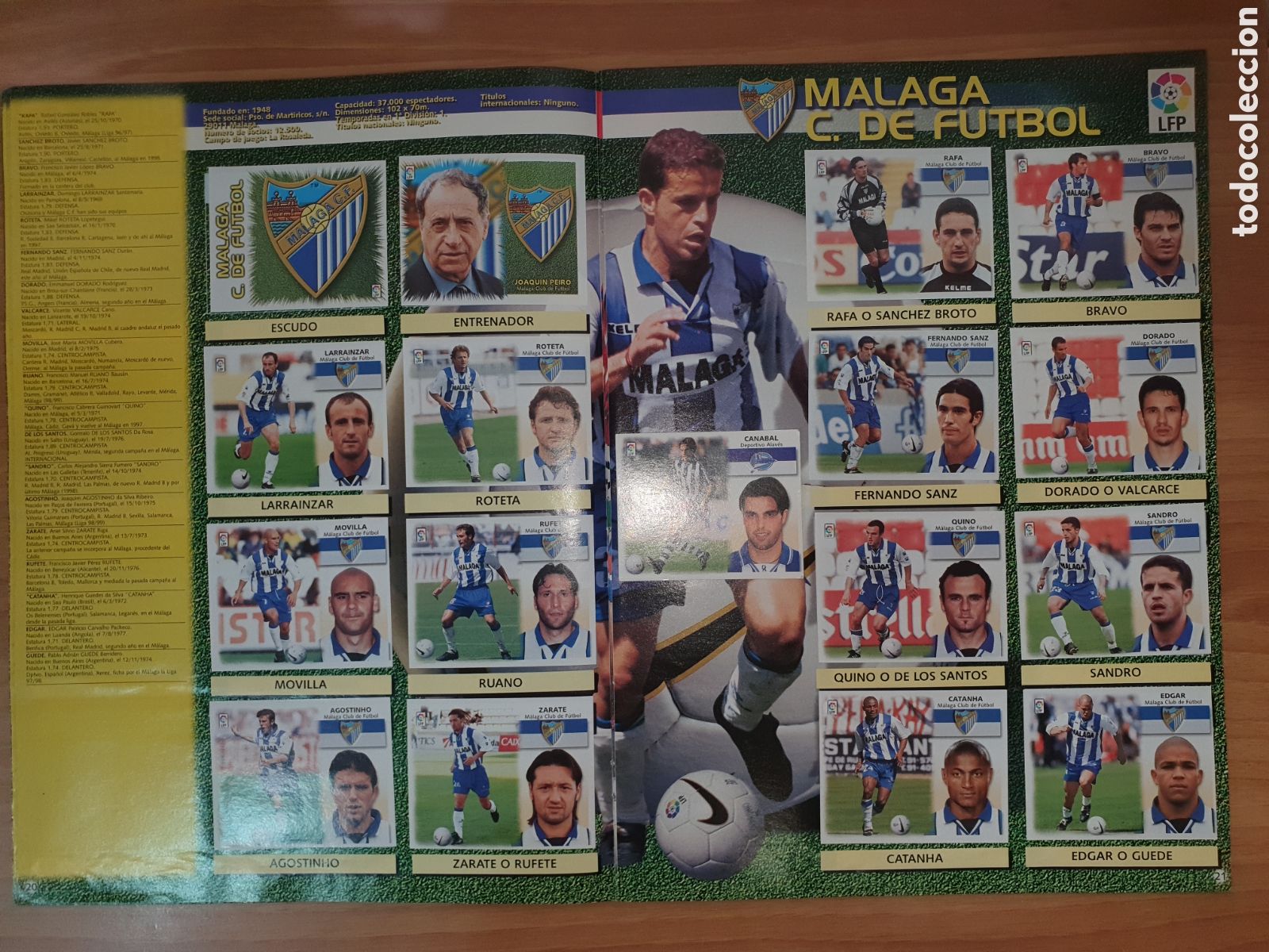 &Aacute;lbum de f&uacute;tbol completo: Liga del ESTE 99-2000 COMPLETO - Foto 4